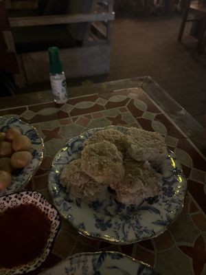 Tapioca fritters  at Mambo Beach Resort in Penida Island