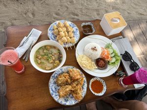   at Mambo Beach Resort in Penida Island