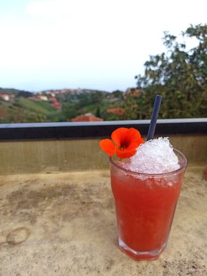 Alco-free cocktail at Bolo Do Caco Grill & Pizza in Sao Jorge
