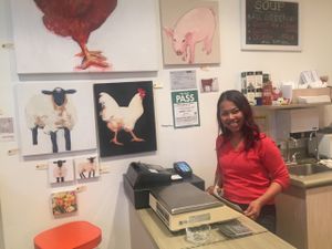 Friendly staff at Fennel Organic Eatery in Toronto