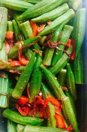 Okra at Fennel Organic Eatery in Toronto