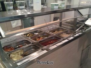 buffet at Fennel Organic Eatery in Toronto