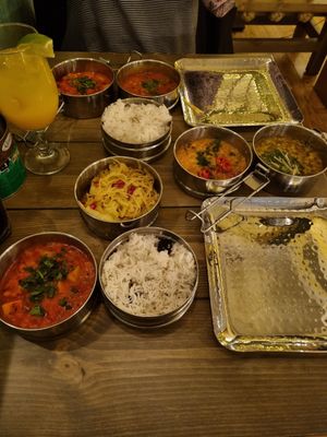 Vegan Tiffin Box at Mowgli  in London