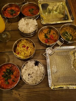 Vegan Tiffin Box at Mowgli  in London