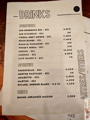 Drinks at Les Preuves Du Contraire in Bordeaux