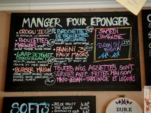 Menu at Les Preuves Du Contraire in Bordeaux