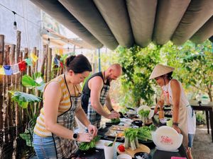 Discover the secrets of plant-based Vietnamese cooking in Chickpea Eatery's cooking class in Hoi An, Vietnam. at Authentic Vietnamese Vegan Cooking Class in Hoi An