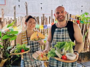 Join Chickpea Eatery's Vietnamese Cooking Class in Hoi An, Vietnam and learn to cook authentic Vietnamese dishes the vegan way. at Authentic Vietnamese Vegan Cooking Class in Hoi An