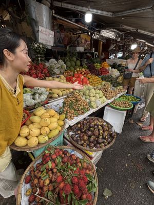 Market tour  at Authentic Vietnamese Vegan Cooking Class in Hoi An