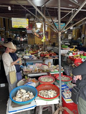 Vegan food stall   at Authentic Vietnamese Vegan Cooking Class in Hoi An