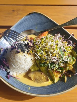 Green Curry at Bohne & Malz am Stachus in Munich