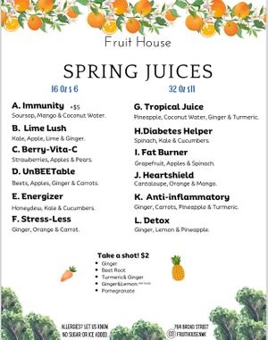  at Fruit House in Newark