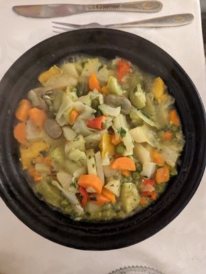Vegetable tagine at El Reducto in Tetouan