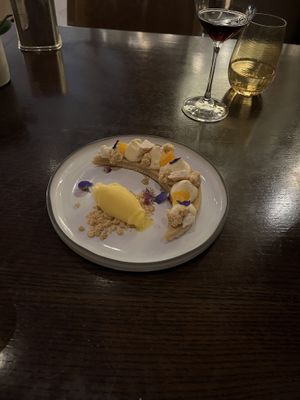 Spring citrus tart  at Bellagio - Harvest in Las Vegas