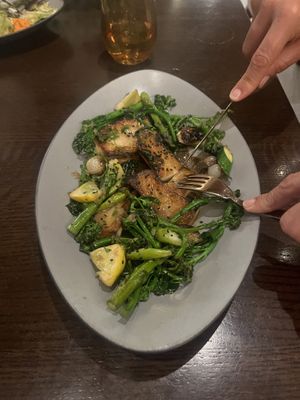 Mushroom and veggies  at Bellagio - Harvest in Las Vegas