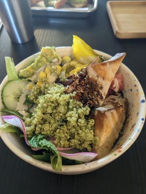 Rainbow bowl at The Grove Cafe and Bakery in Felton