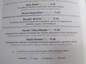 Mittagstisch at Maharaja Palace 2 in Bad Soden