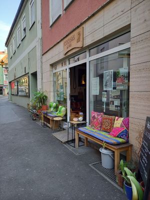 Kartoffel-Erbsen-Curry at Cocoa's Bistro in Bad Mergentheim