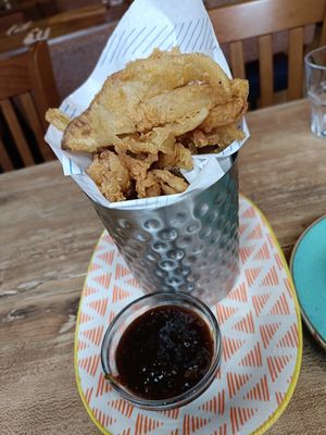 Onion blossoms available 5pm-7pm at Tia's Mexican and Mediterranean Restaurant in Durham