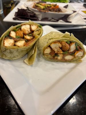 Thai Peanut Wrap at Sunflower Cafe in Mobile