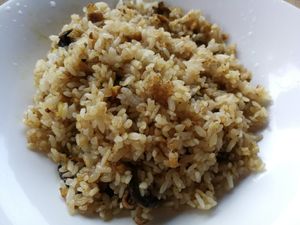 Fried rice (egg-free) at Pudao Vegetarian Restaurant - 樸道蔬食餐館 in Fenglin