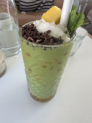 Green smoothie   at Terror Twilight in Collingwood