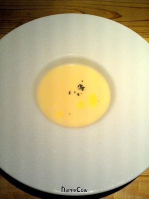 Vegan vichyssoise at Tamana Shokudo in Tokyo