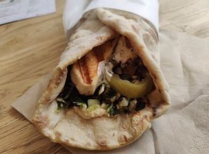 Folded flatbread   at Habibah in Cheltenham