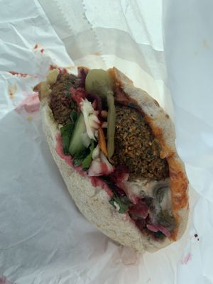 Falafel pita  at Habibah in Cheltenham