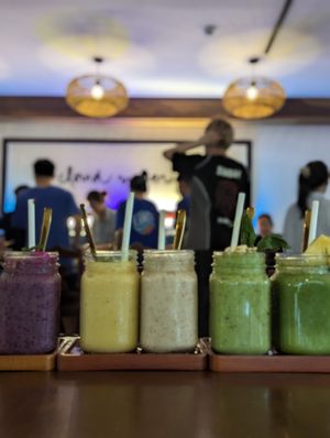 Some of the most delicious smoothies! Using high quality Oatmilk! The Popeye is my favorite!  at LANG3 in Da Nang