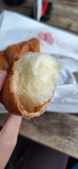 Plain croissant didn't really taste and look like a croissant, more like a yeast dough pastry at Pekarna Peçjak  in Ljubljana