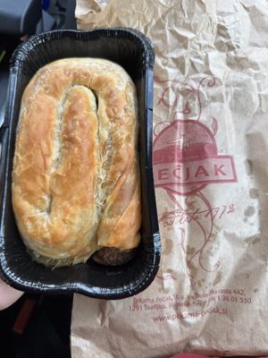 Meat borec - herbal taste  at Pekarna Peçjak  in Ljubljana