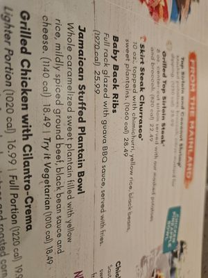 Option at Bahama Breeze in Tampa