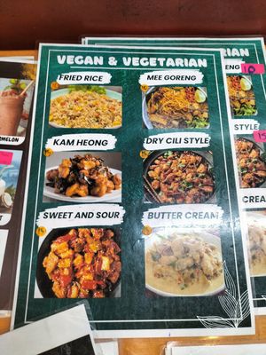 Menu at Ray Power Corner in Kuala Lumpur