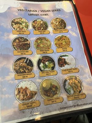 Includes vegetarian options, staff is nice and food tastes delicious!  at Ray Power Corner in Kuala Lumpur