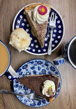 Cakes taken as a takeaway   at Jemy Kremy in Lodz