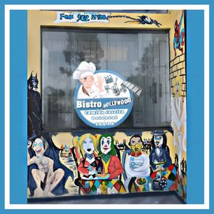 Fachada do restaurante at Bistro Hollywood in Peruibe