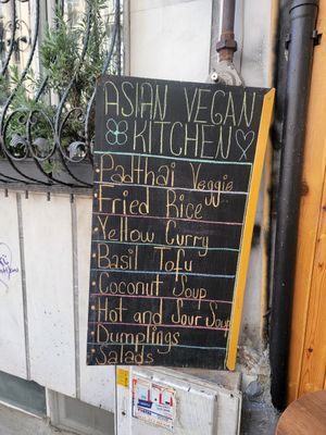  at Asian Vegan Kitchen in Istanbul