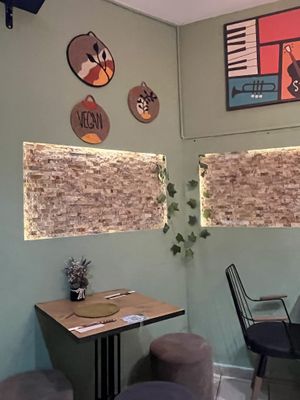 Funky decor   at Asian Vegan Kitchen in Istanbul