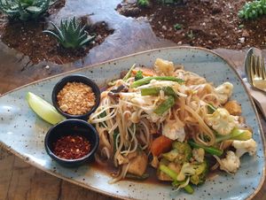 Great Pad Thai at Asian Vegan Kitchen in Istanbul
