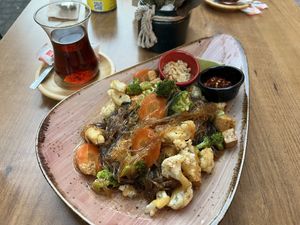 padthai glass noodle  at Asian Vegan Kitchen in Istanbul