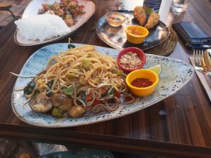 Pad thai at Asian Vegan Kitchen in Istanbul