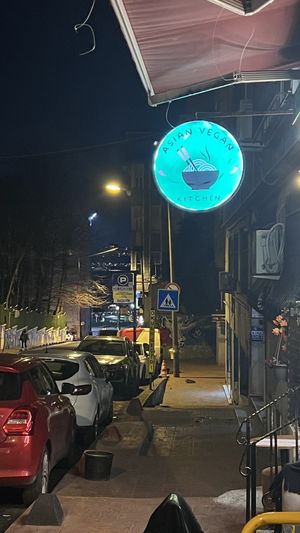 Outside  at Asian Vegan Kitchen in Istanbul