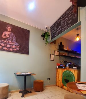 Inside at Asian Vegan Kitchen in Istanbul