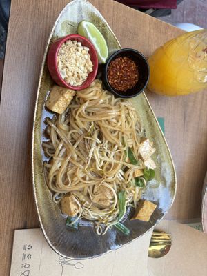 Pad Thai with Tofu   at Asian Vegan Kitchen in Istanbul