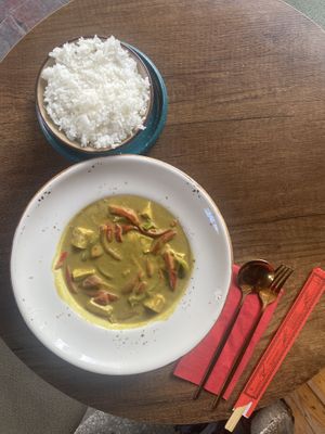 Curry  at Asian Vegan Kitchen in Istanbul