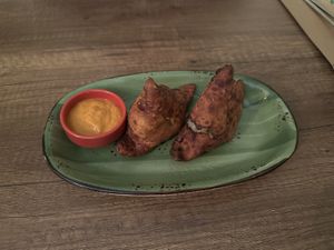 Samosas  at Asian Vegan Kitchen in Istanbul