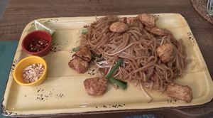 Tofu pad Thai   at Asian Vegan Kitchen in Istanbul