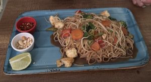 Veggie pad Thai   at Asian Vegan Kitchen in Istanbul