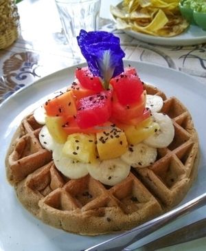 waffle at Earth Tone in Pai